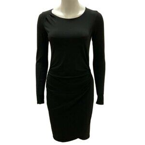 Simply Vera Vera Wang Black Long Sleeve Dress XS